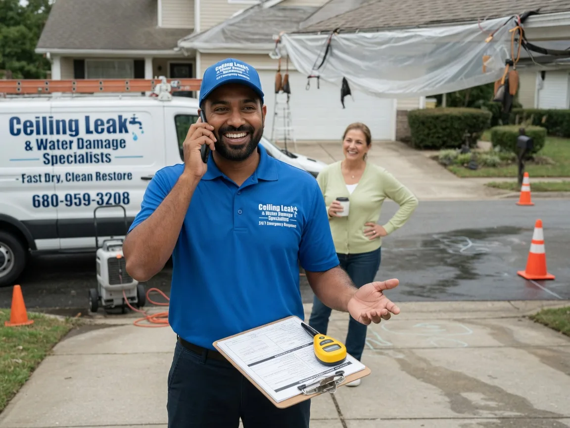 Ceiling Leak Cleanup Pottstown, PA FAQs